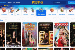 Posido Casino Live Section